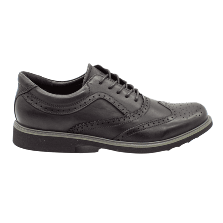 ZAPATO NAT GEO OXFORD CUERO NEGRO - 1