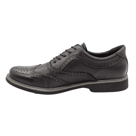 ZAPATO NAT GEO OXFORD CUERO NEGRO - 3