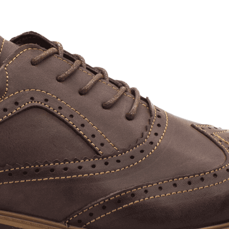 ZAPATO NAT GEO OXFORD CUERO CAFE - 4