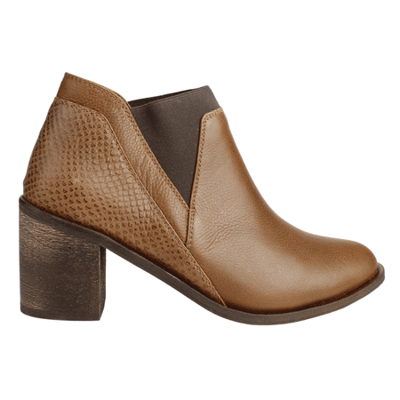 Bottes Pointues Baxxo En Cuir Marron Foncé - Taille 38 - Avec Bandes élastiquées - Occasion TBE