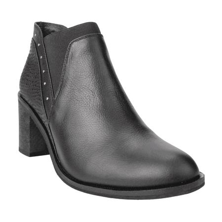 BOTÍN CUERO NEGRO EXS SLIP ON CASUAL - 2