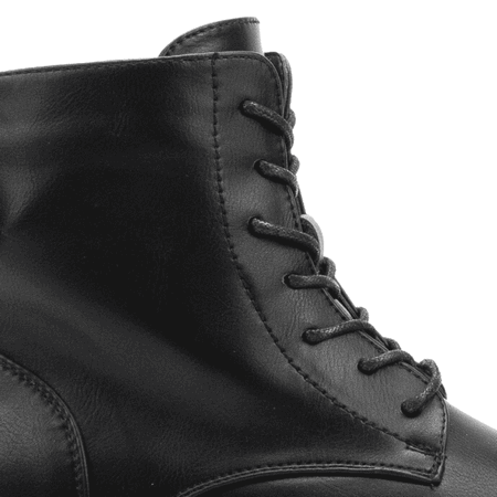 BOTÍN NEGRO NEW WALK MILI CASUAL - 4