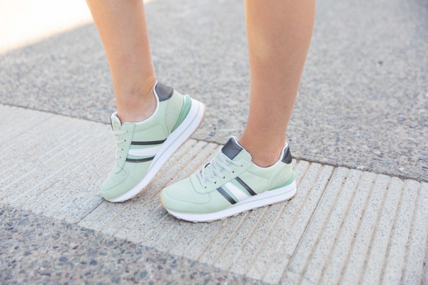 ZAPATILLAS MUJER NEW WALK URBANAS VERDE SILVER - 2