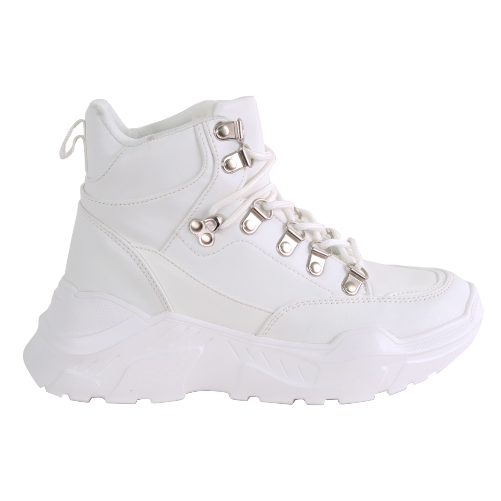 ZAPATILLA NEW WALK CHUNKY BLANCA - 1