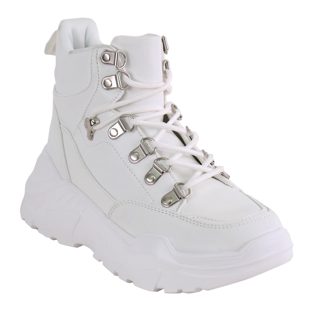 ZAPATILLA NEW WALK CHUNKY BLANCA - 2