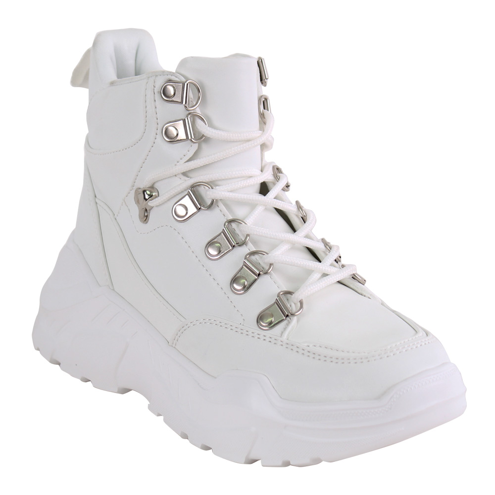 ZAPATILLA NEW WALK CHUNKY BLANCA - 2