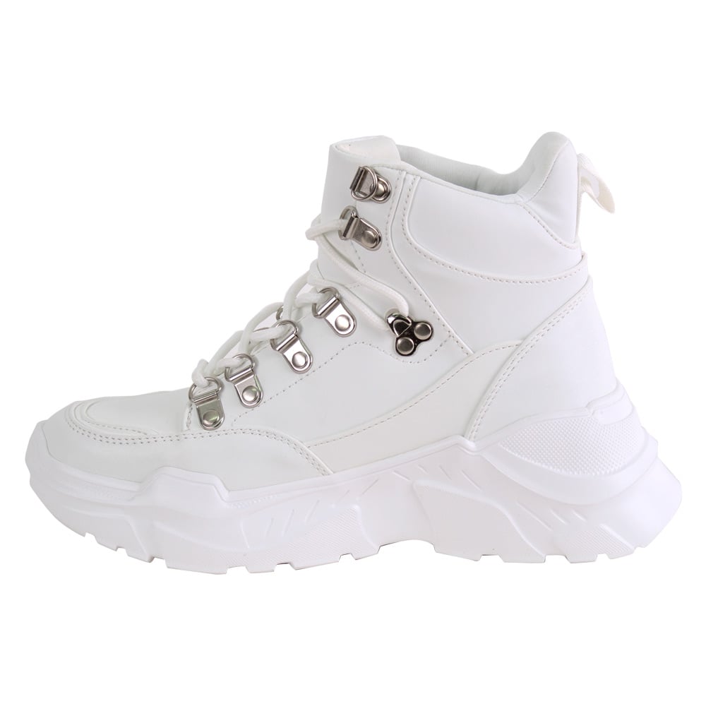 ZAPATILLA NEW WALK CHUNKY BLANCA - 4
