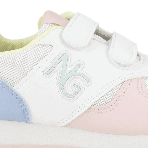 ZAPATILLAS NIÑA NAT GEO URBANAS BLANCO KIDS DOBLE VELCRO - 4
