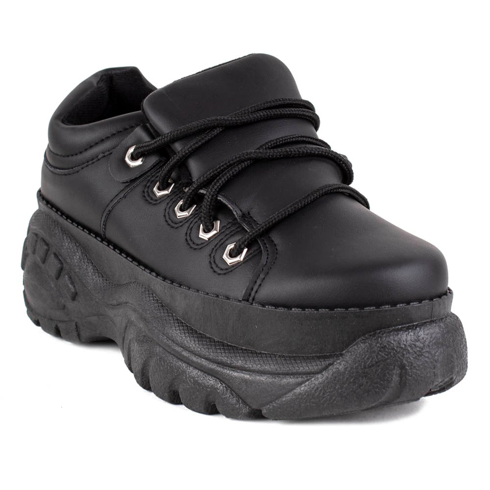 ZAPATILLA NEW WALK PLATAFORMA BLACK - 2