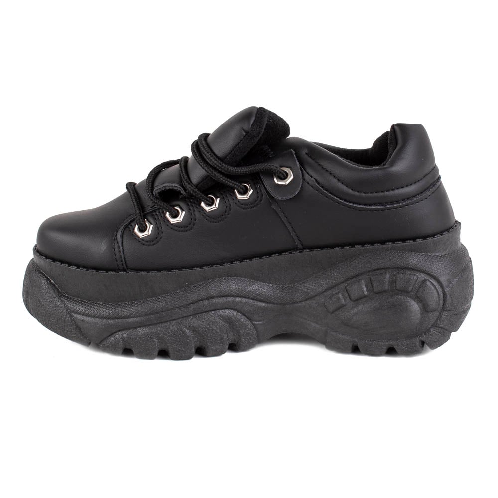 ZAPATILLA NEW WALK PLATAFORMA BLACK - 3