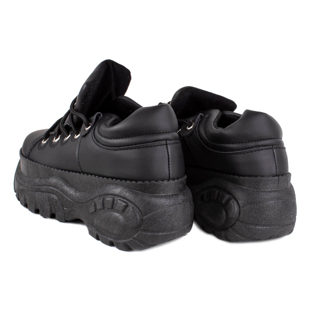 ZAPATILLA NEW WALK PLATAFORMA BLACK - 4