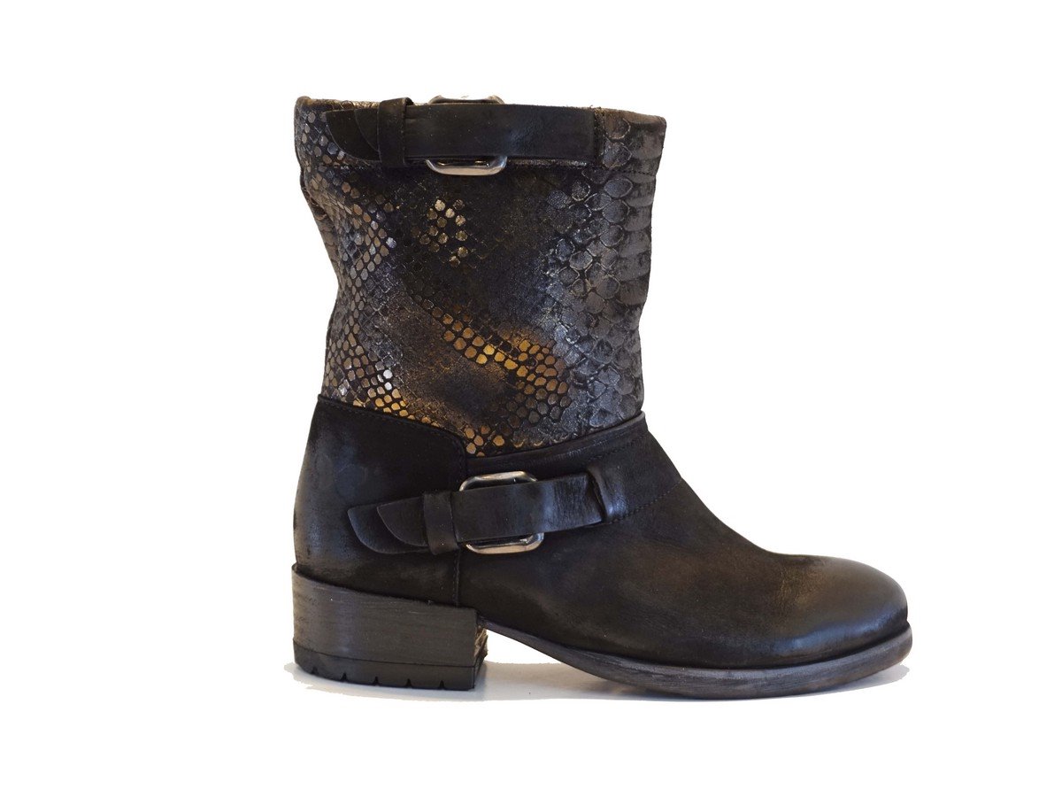 BOTIN FELMINI ESCAMA SHINE BLACK - 1