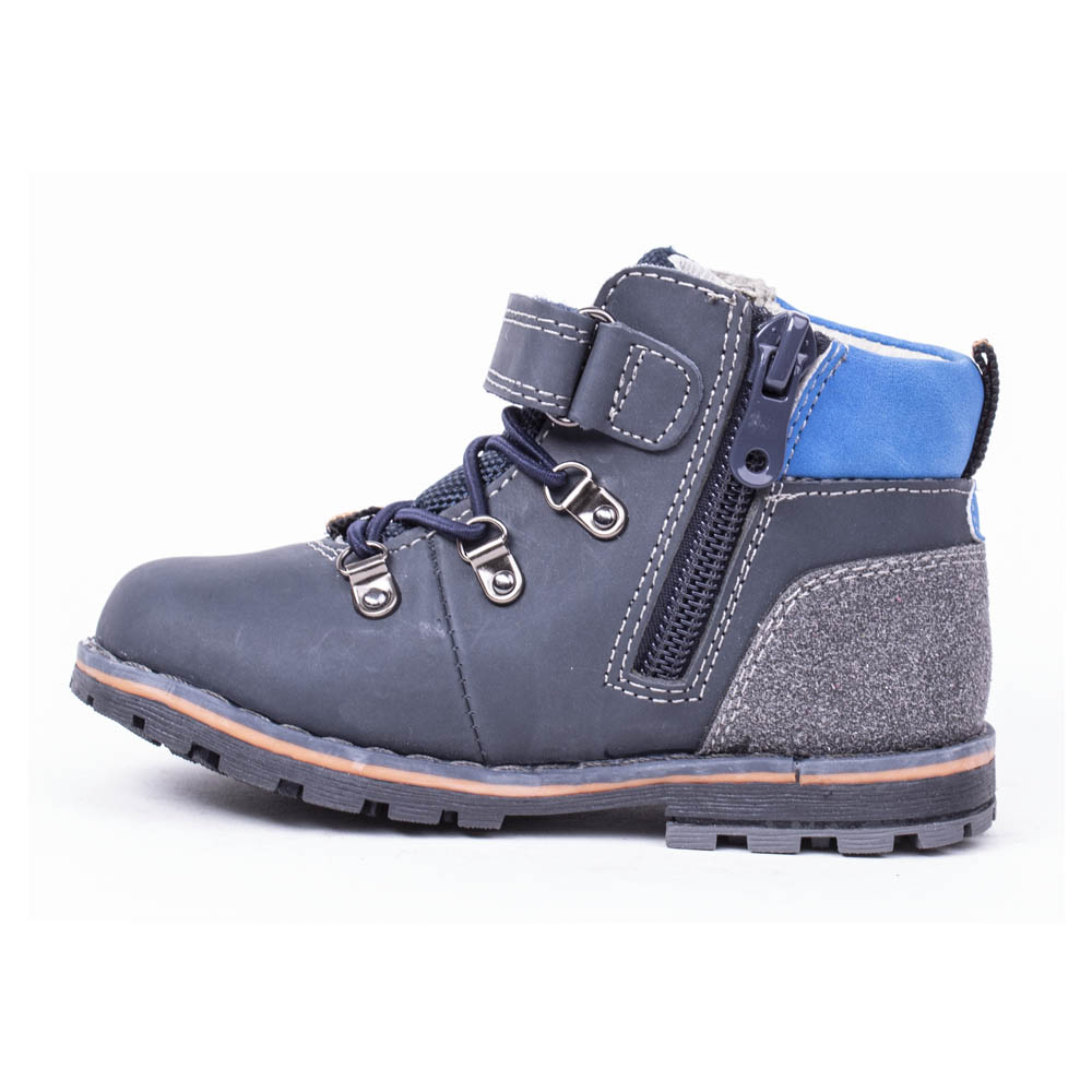 BOTÍN CUERO AZUL NAT GEO KIDS NAVY CASUAL - 3