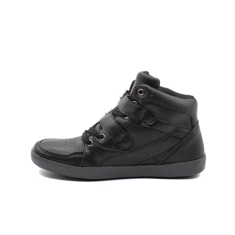BOTÍN NEGRO NEW WALK HEBILLAS CASUAL - 2