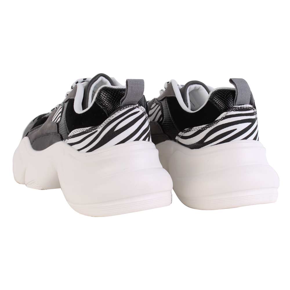 ZAPATILLAS MUJER NEW WALK URBANAS NEGRO CEBRA BLACK - 4