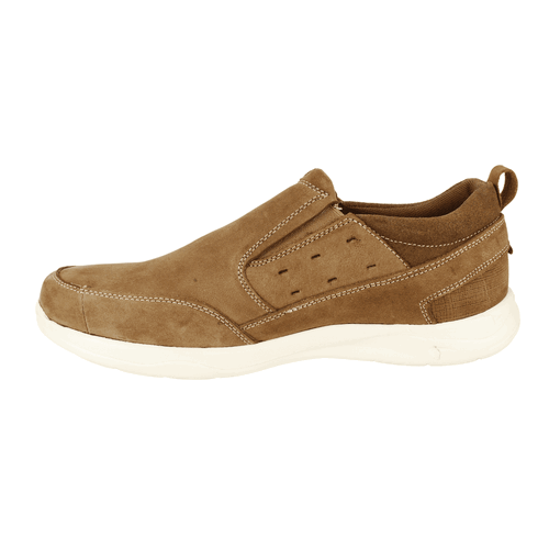 ZAPATO NAT GEO CUERO SLIP ON CAFE - 3