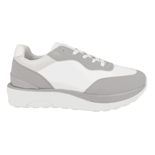ZAPATILLAS MUJER NEW WALK URBANAS GRIS PAPUDO - 1