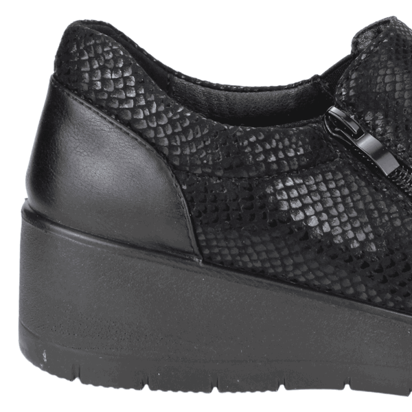 ZAPATO NEW WALK DUBLIN CONFORT NEGRO - 4