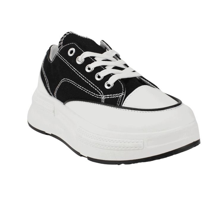 ZAPATILLAS MUJER AGUA DE COCO URBANAS NEGRO LONA ALBA - 3