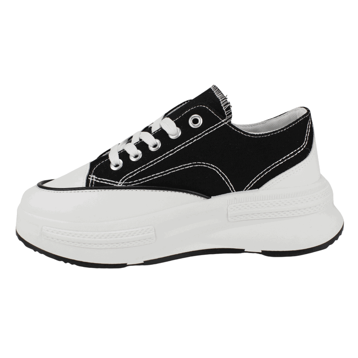 ZAPATILLAS MUJER AGUA DE COCO URBANAS NEGRO LONA ALBA - 4