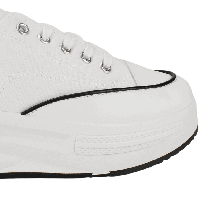 ZAPATILLAS MUJER AGUA DE COCO URBANAS BLANCO LONA ALBA - 5