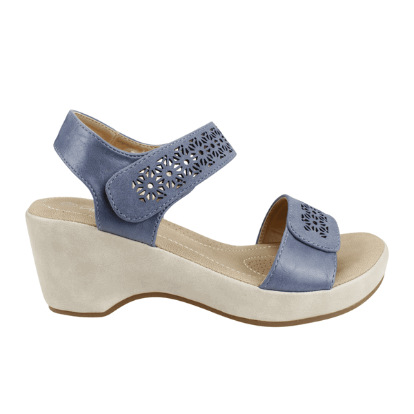 SANDALIAS MUJER NEW WALK AZUL ATHENEA - 1
