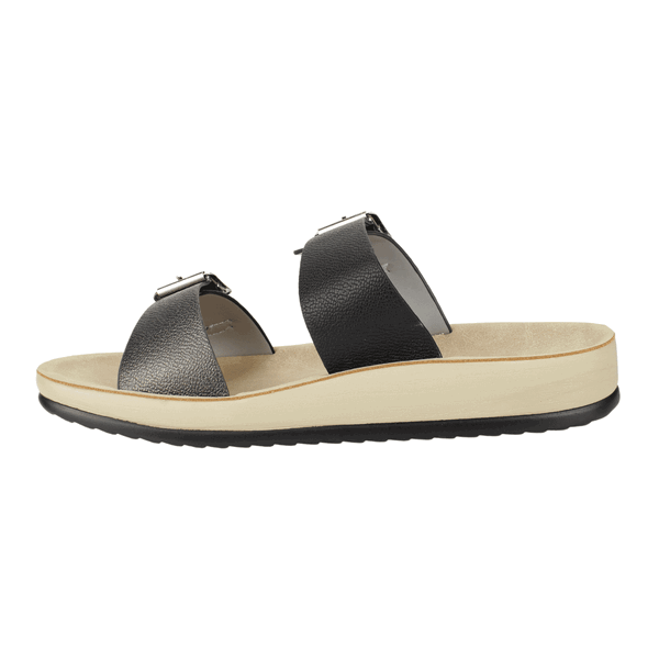 SANDALIA NEW WALK HEBILLAS NEGRA - 3