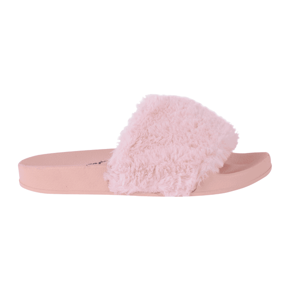 SANDALIAS MUJER XTI TEXTIL PELUDA ROSA - 1