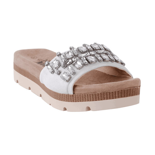 SANDALIAS MUJER XTI TEXTIL NICE BLANCA - 2