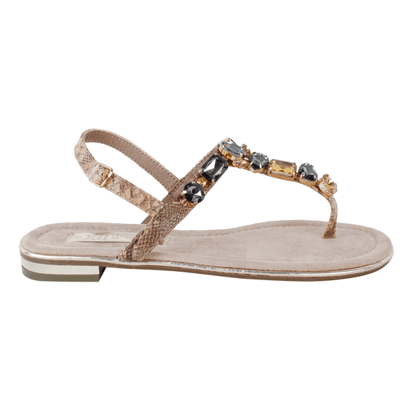 SANDALIA XTI REPTIL TAUPE - 1