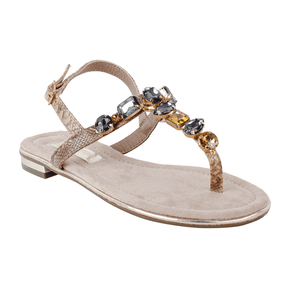 SANDALIA XTI REPTIL TAUPE - 2