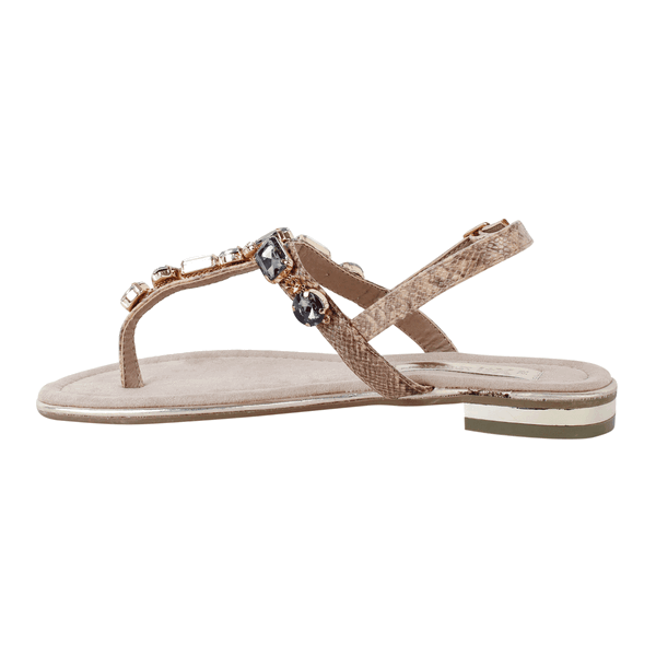 SANDALIA XTI REPTIL TAUPE - 3