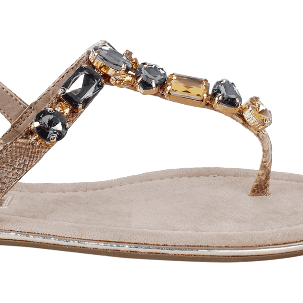 SANDALIA XTI REPTIL TAUPE - 4