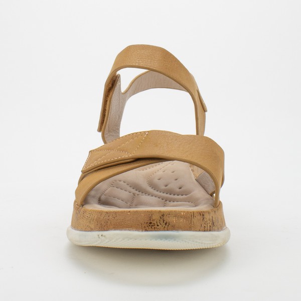 SANDALIAS MUJER NEW WALK CAMEL PLANT - 4