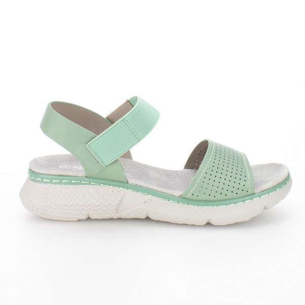 SANDALIAS MUJER NEW WALK VERDE ELÁSTICO - 1