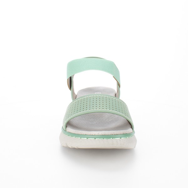 SANDALIAS MUJER NEW WALK VERDE ELÁSTICO - 2