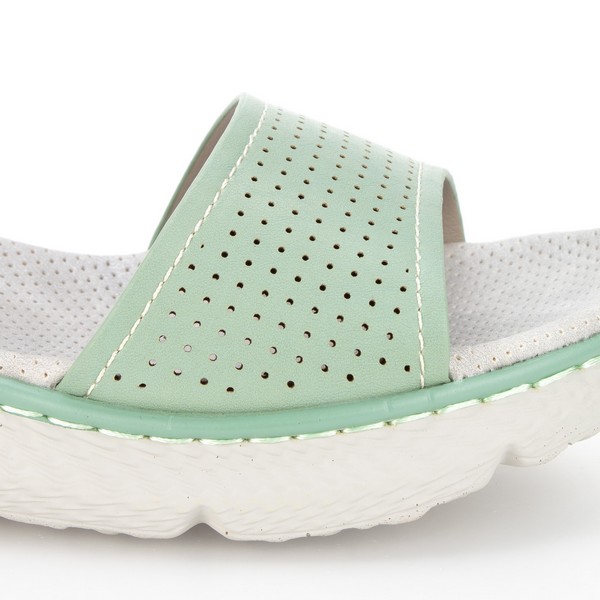 SANDALIAS MUJER NEW WALK VERDE ELÁSTICO - 4