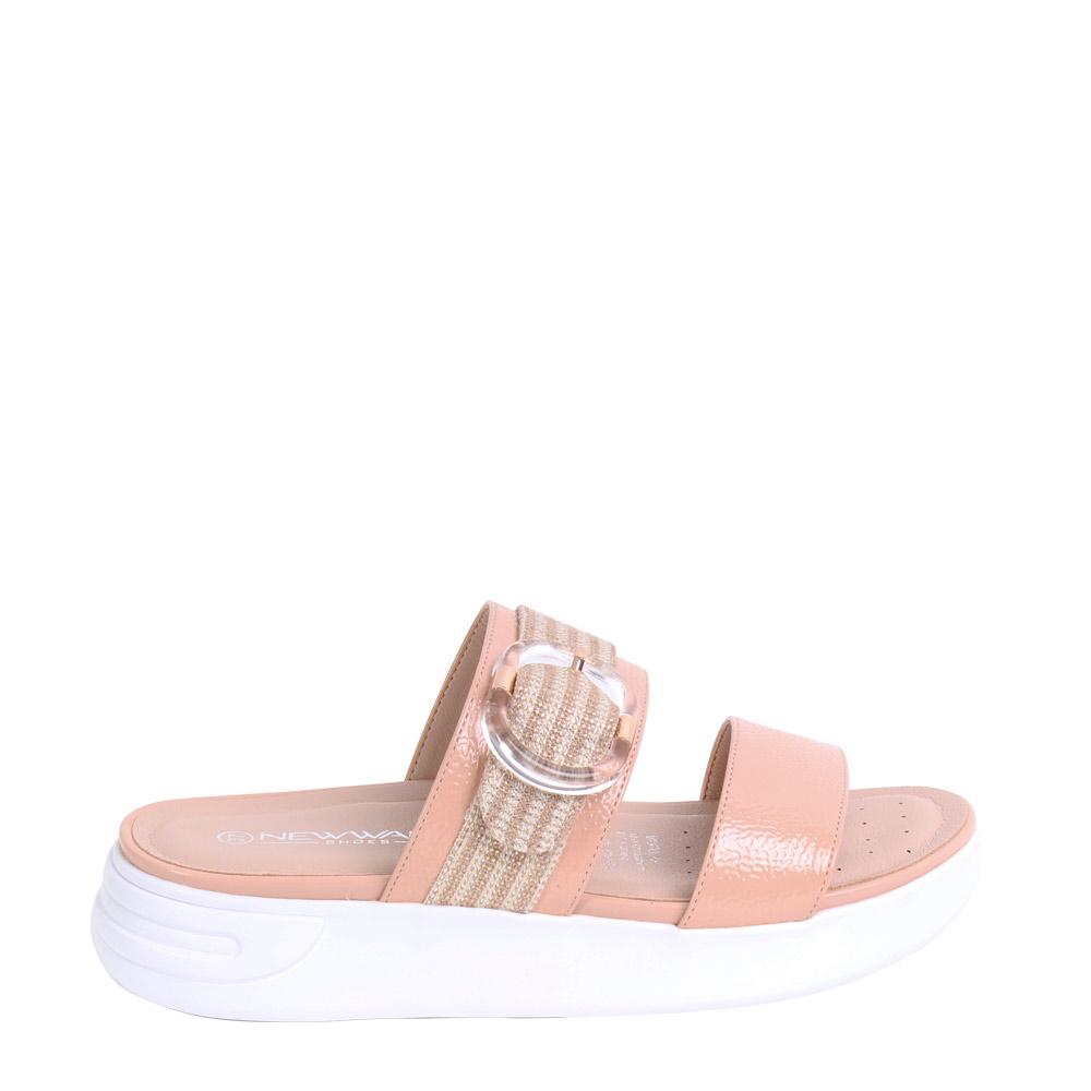 SANDALIAS MUJER NEW WALK HEBILLA PINK
