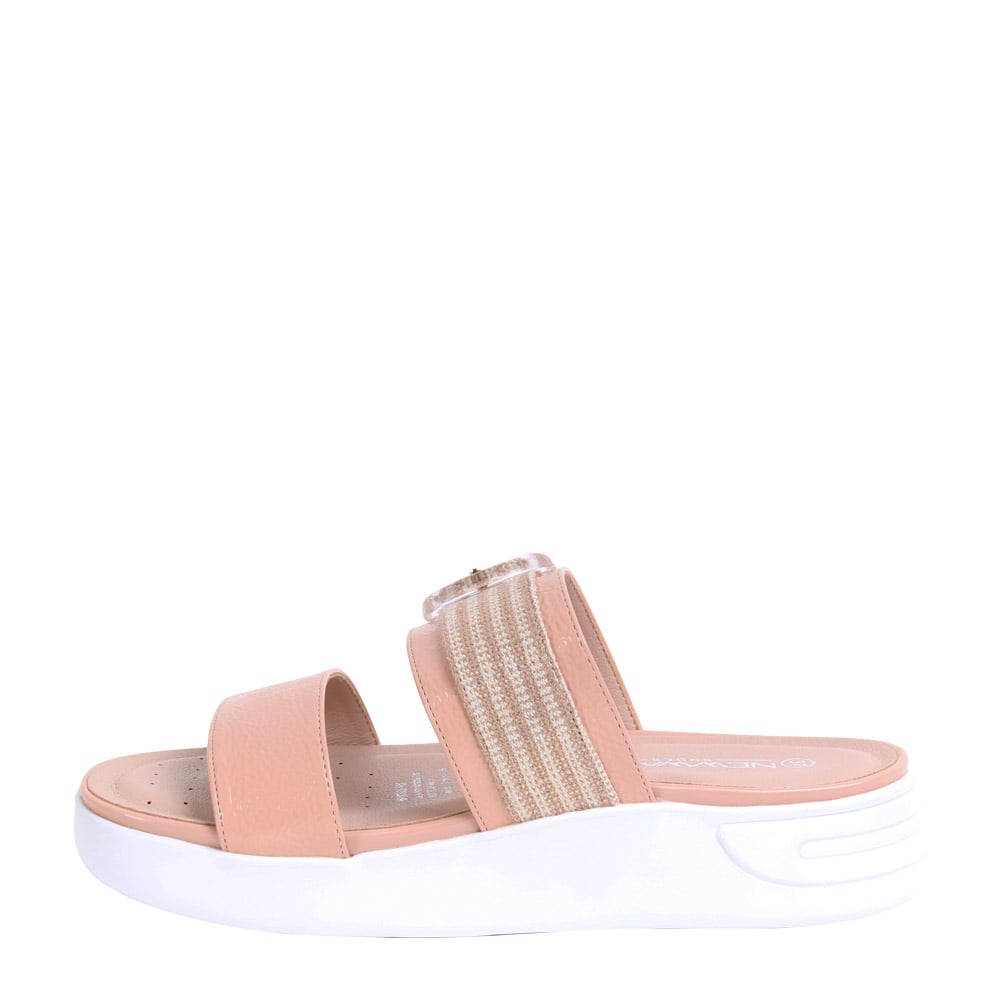 SANDALIAS MUJER NEW WALK HEBILLA PINK - 3