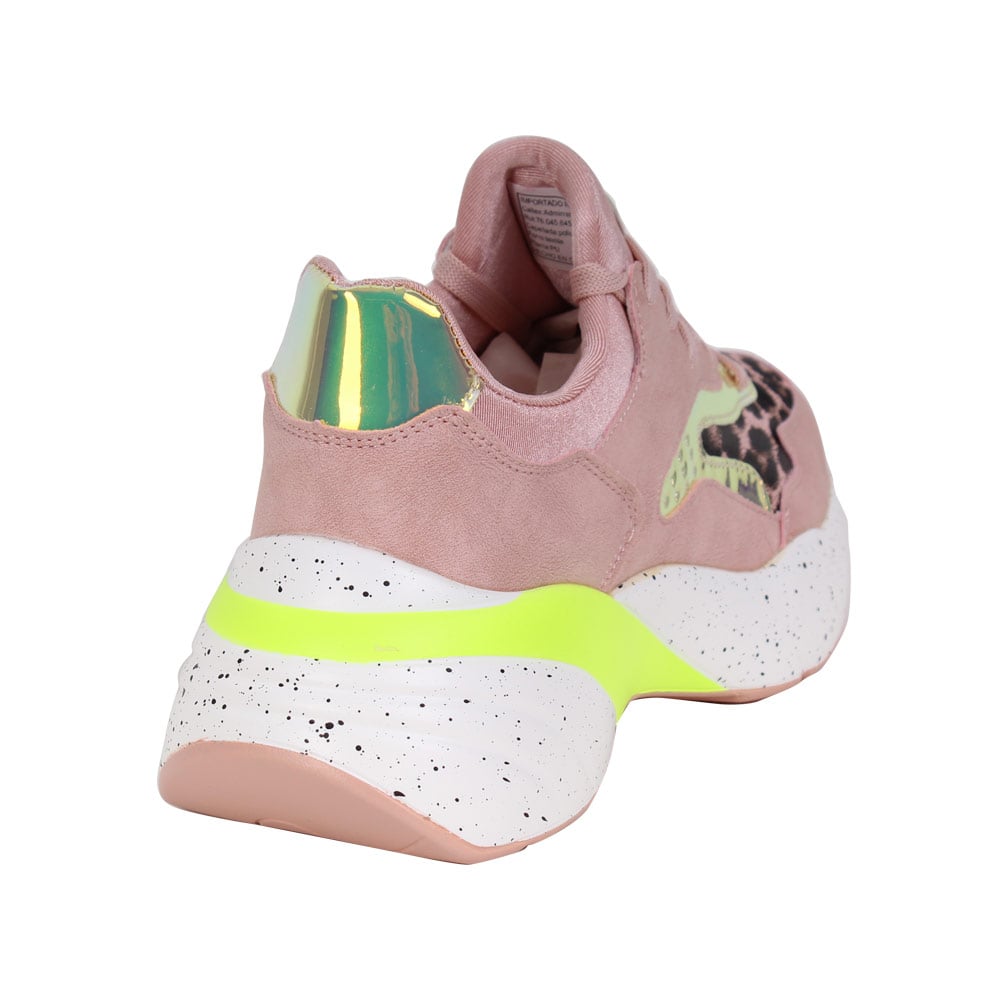 ZAPATILLAS MUJER AGUA DE COCO URBANAS ROSA PINK YELLOW - 4