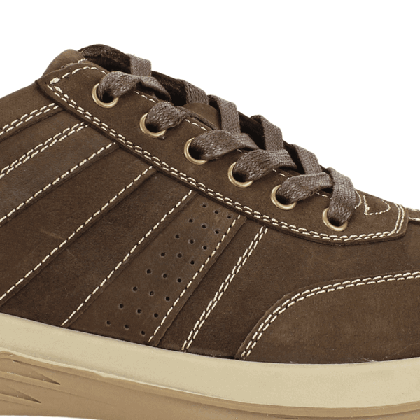 ZAPATILLAS HOMBRE NAT GEO CASUALES CAFÉ CONFORT CUERO - 4