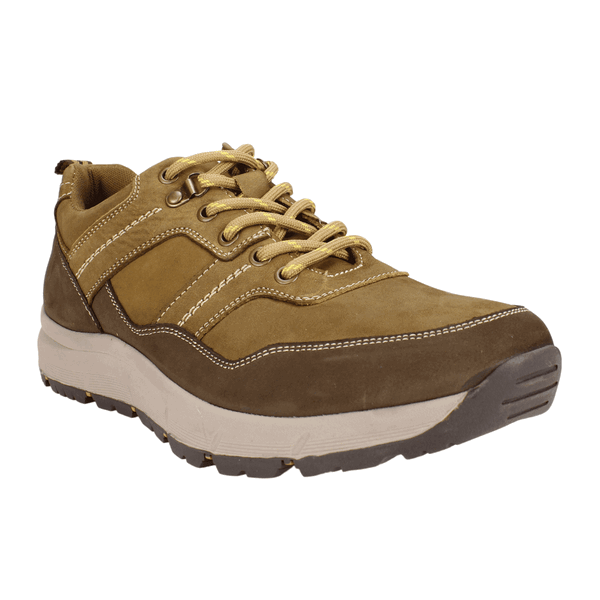 ZAPATILLAS HOMBRE NAT GEO CASUALES CAFÉ CLARO LANCO CUERO - 2