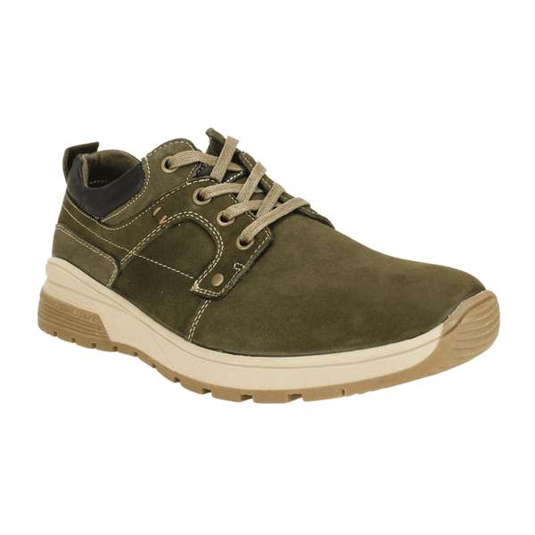 ZAPATILLA NAT GEO LENGA CUERO VERDE PETROLEO - 2