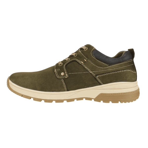 ZAPATILLA NAT GEO LENGA CUERO VERDE PETROLEO - 3