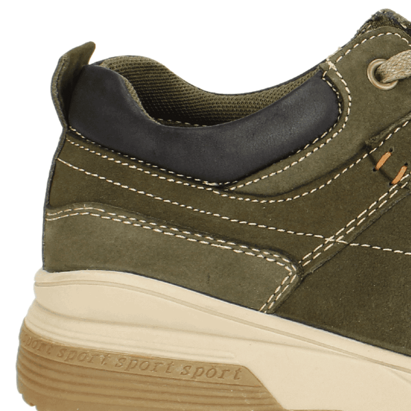ZAPATILLA NAT GEO LENGA CUERO VERDE PETROLEO - 4