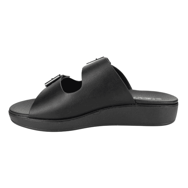 SANDALIA NEW WALK SLIP ON NEGRA - 3
