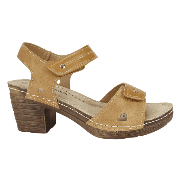 SANDALIA NEW WALK VELCROS MARRON - 1