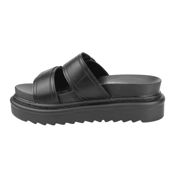 SANDALIAS MUJER AGUA DE COCO DOBLE CORREA NEGRA - 3