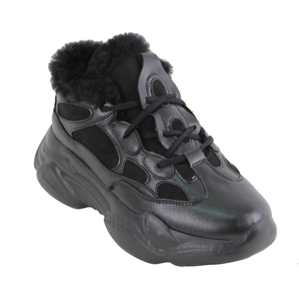 ZAPATILLAS MUJER AGUA DE COCO URBANAS NEGRO PELOS - 2