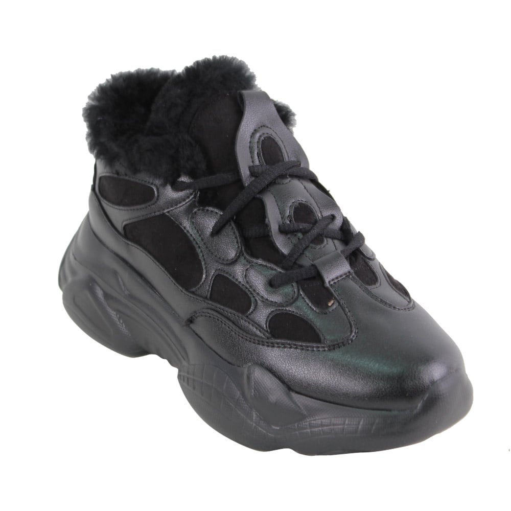 ZAPATILLAS MUJER AGUA DE COCO URBANAS NEGRO PELOS - 2